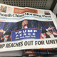 The front page of the South China Morning Post, Nov. 10 2016.